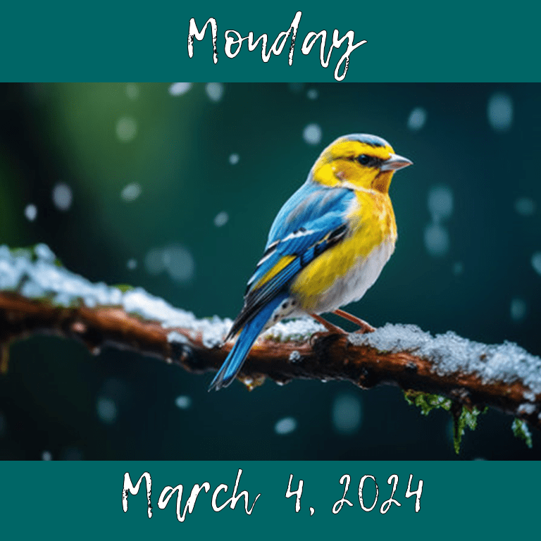 MONDAY, MARCH 4,&nbsp;2024