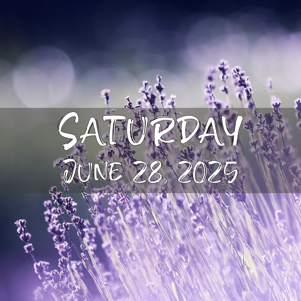 SATURDAY, JUNE 28,&nbsp;2025