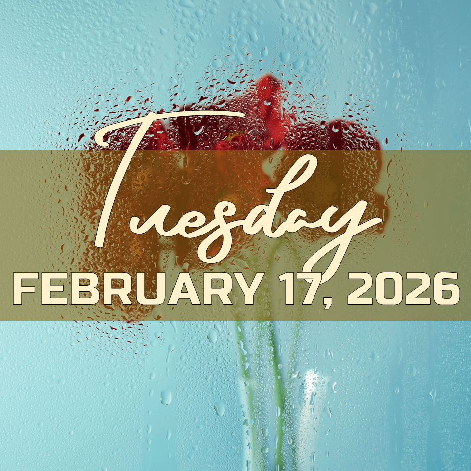 TUESDAY, FEBRUARY 17,&nbsp;2026