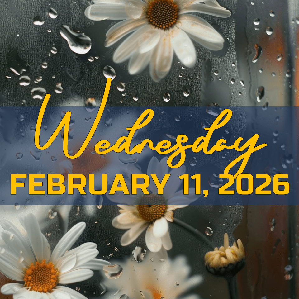 WEDNESDAY, FEBRUARY 11,&nbsp;2026