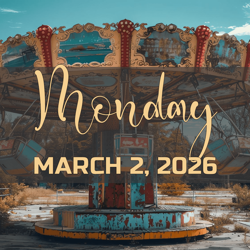 MONDAY, MARCH 2,&nbsp;2026